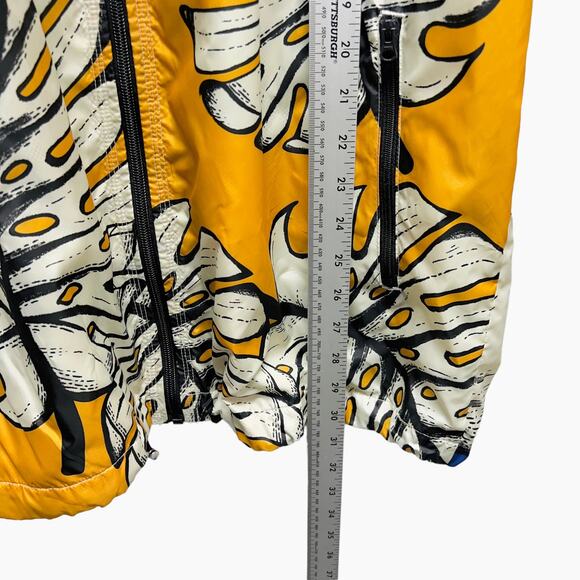 adidas Originals X Farm Three Stripe Track Jacket In Pineapple - Picture 8 of 11